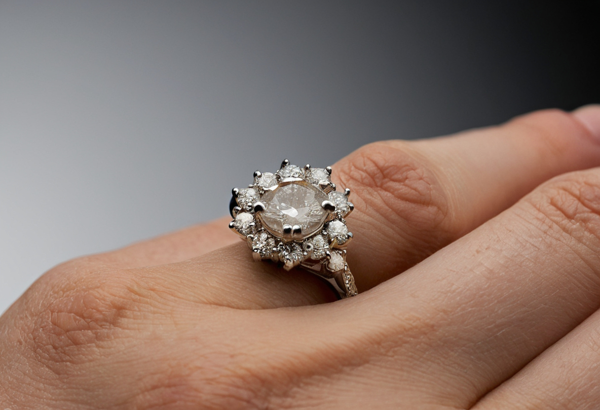 Jewellery detail image: The 4Cs and measurements should be compared before deciding whether natural or lab-grown is better