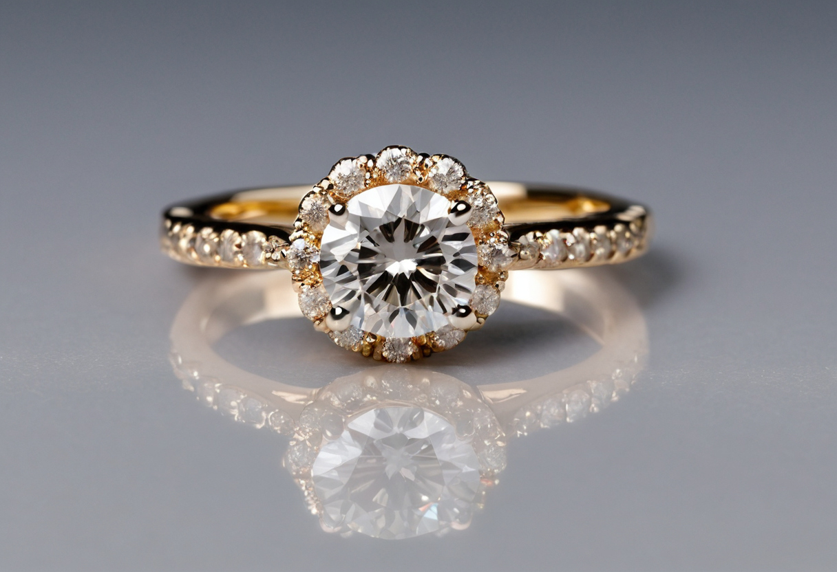 Moissanite and diamond look different when Dubai buyers compare fire, brilliance, colour, and size side by side jewellery visual