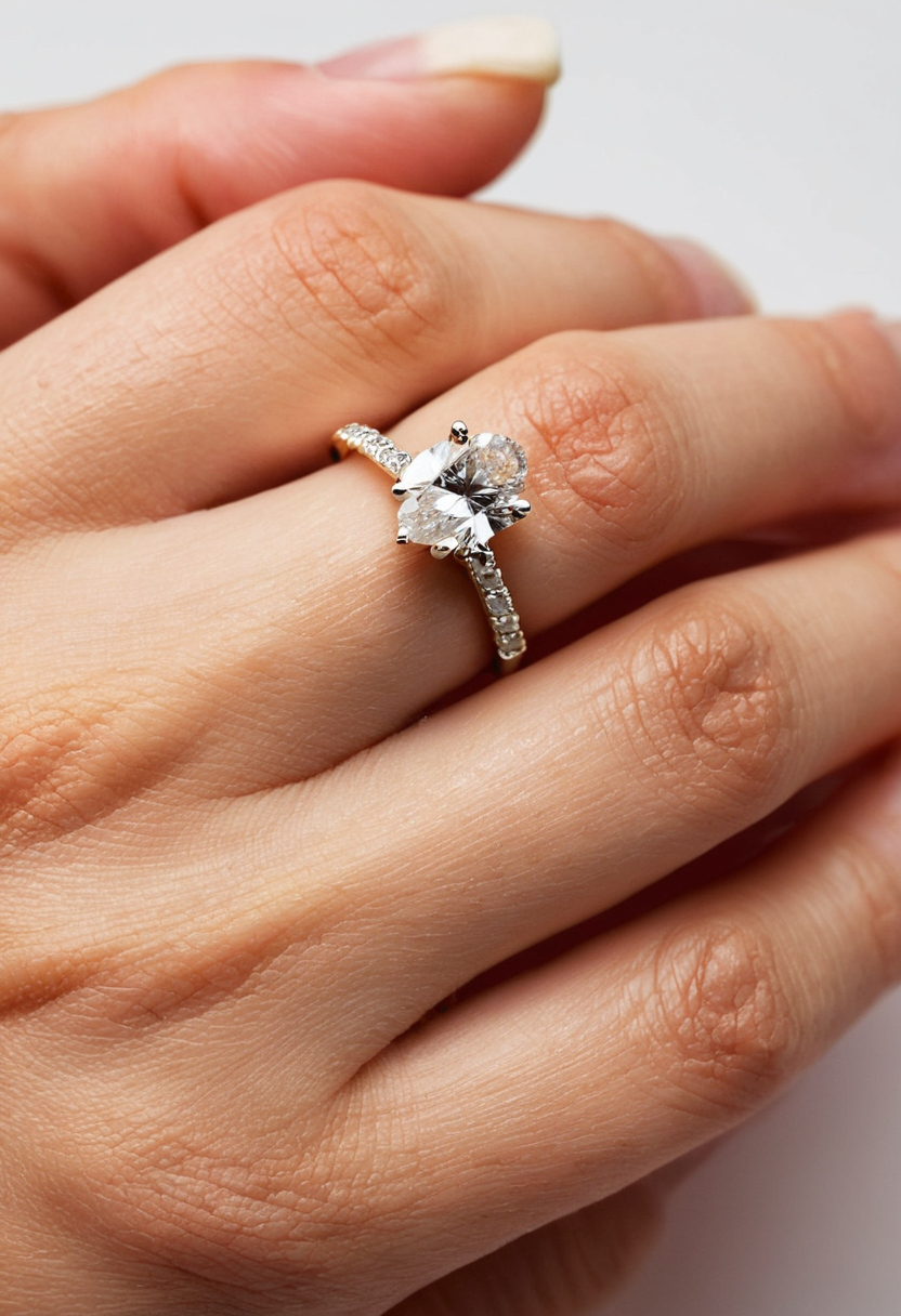 Diamond and moissanite are both durable for engagement rings, but daily wear still depends on setting and care jewellery visual