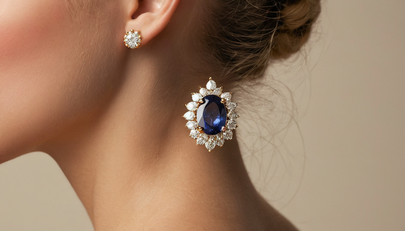 Diamond Earrings in Dubai: How to Compare Total Carat Weight, Matching and Back Security jewellery visual
