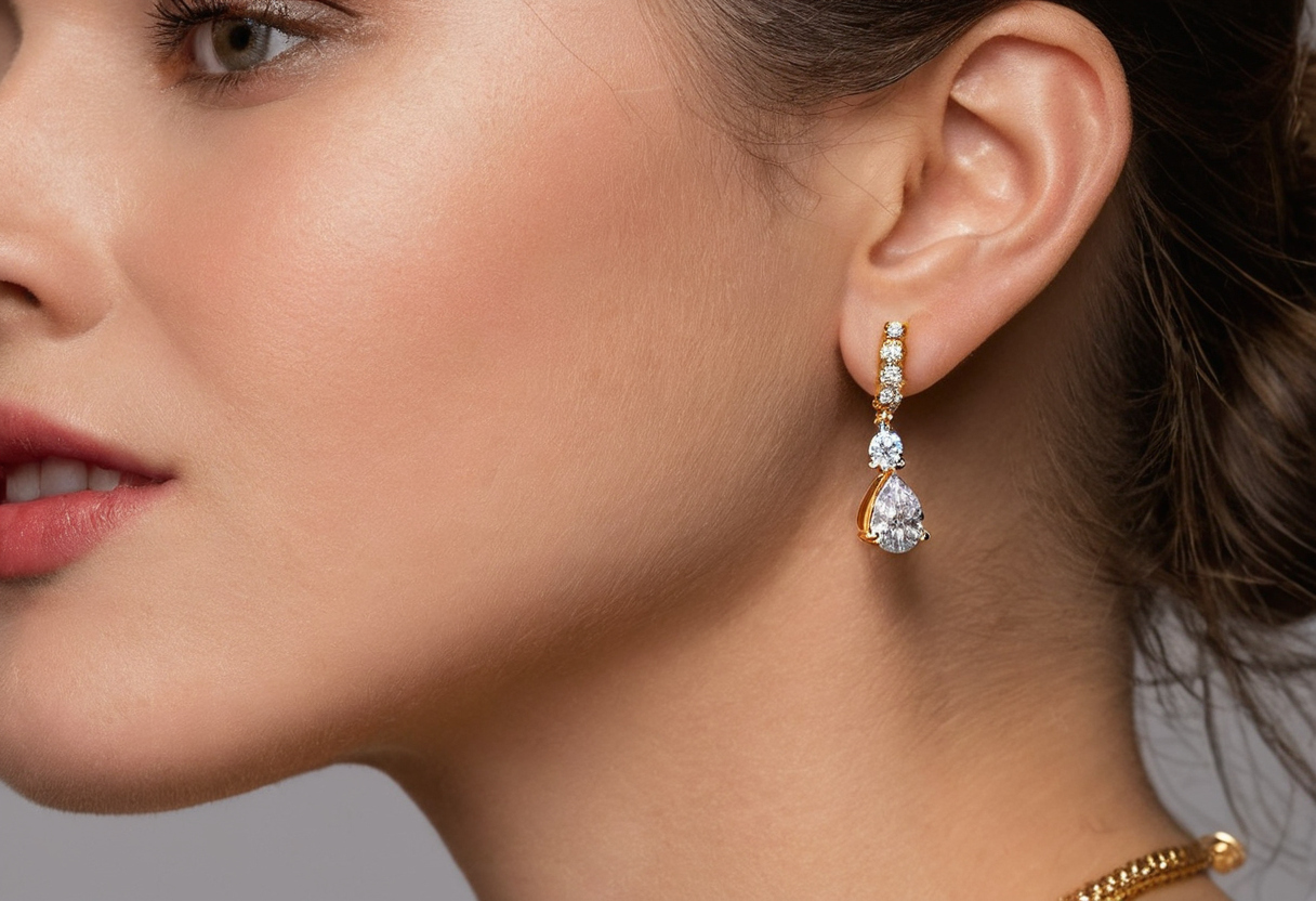 Diamond earring dimensions predict visible size better than carat weight alone jewellery visual