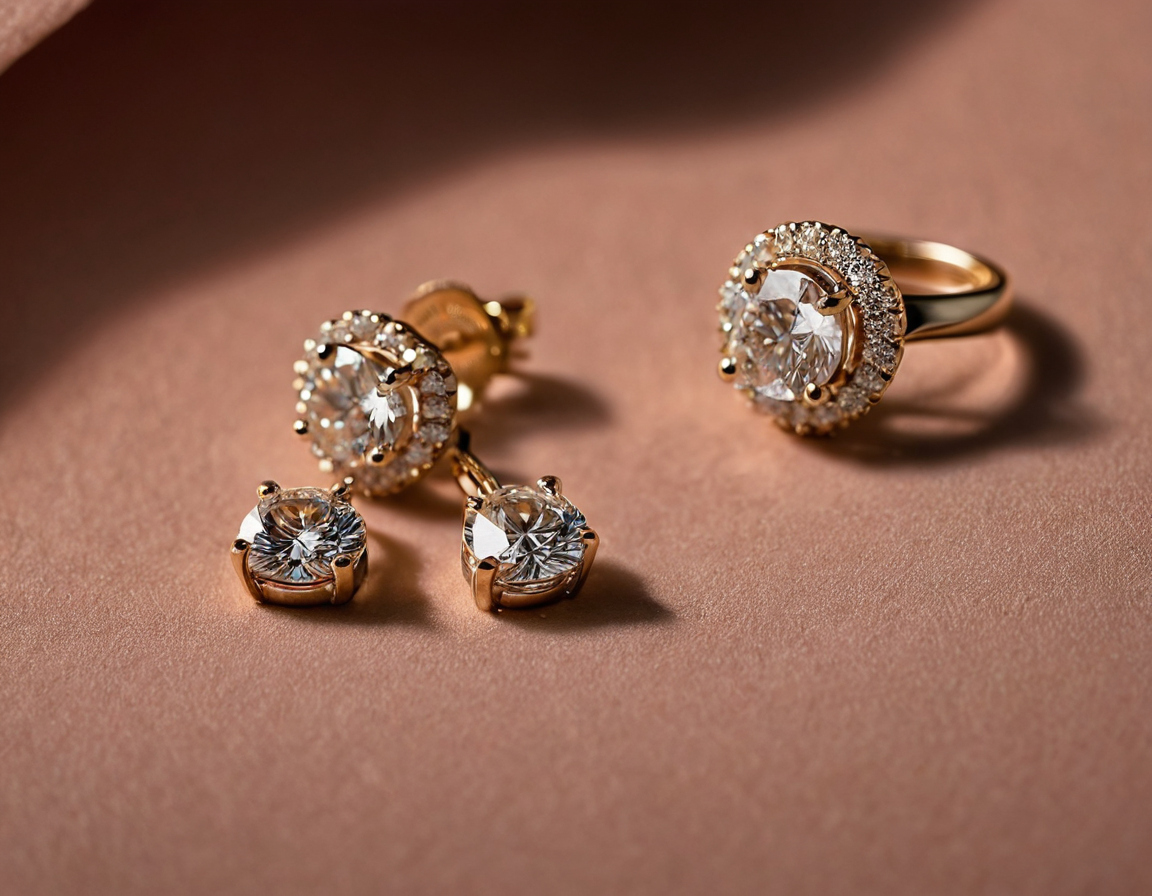 Fine jewellery visual for A matched pair of diamond earrings should look alike before its grades look identical